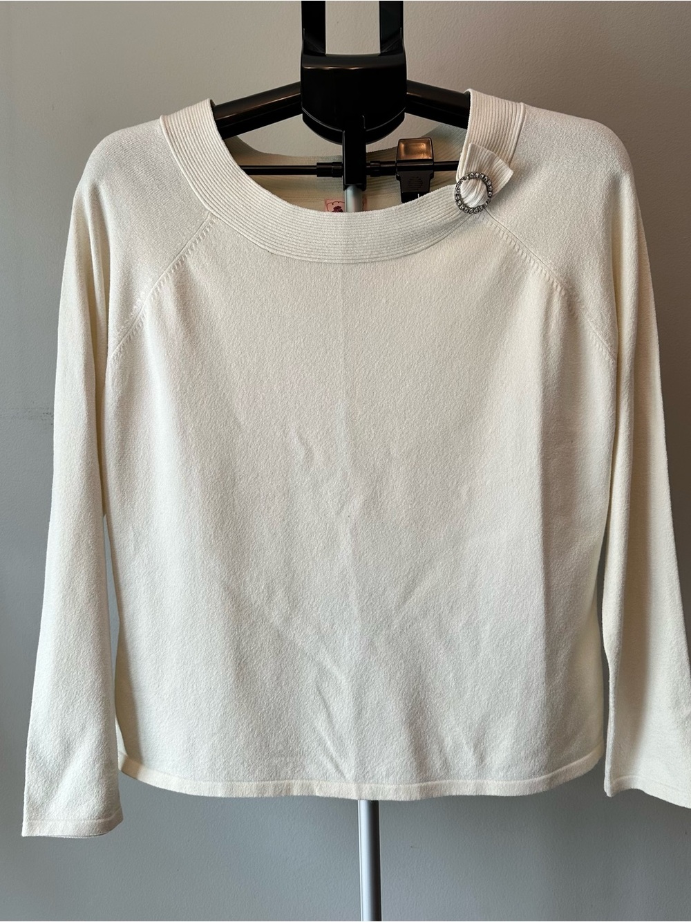 Pink‎ Poodle Pullover Sweater Women Large Pink Knit Coquette Y2K